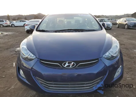 2013 Hyundai Elantra Limited from USA, damaged, VIN 5NPDH4AE4DH446298
